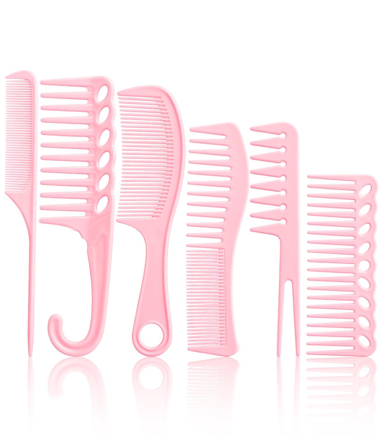 Snapklik.com : 6PCS Professional Hair Comb Set For Women & Men Rat Tail ...
