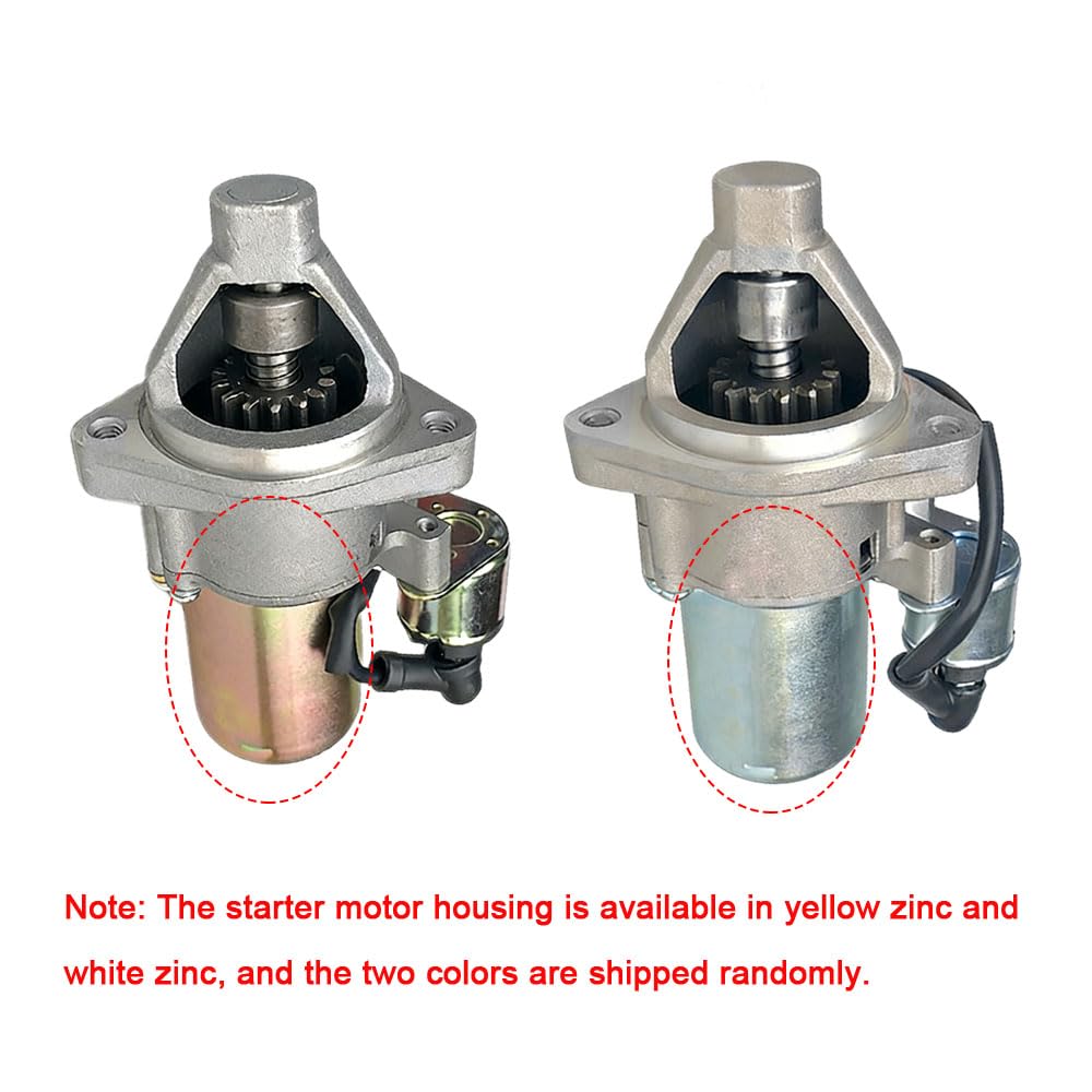 Motore di avviamento da 65 mm, ricambio per motorino di avviamento in metallo, compatibile con motori Honda GX390, 188, 190, 192