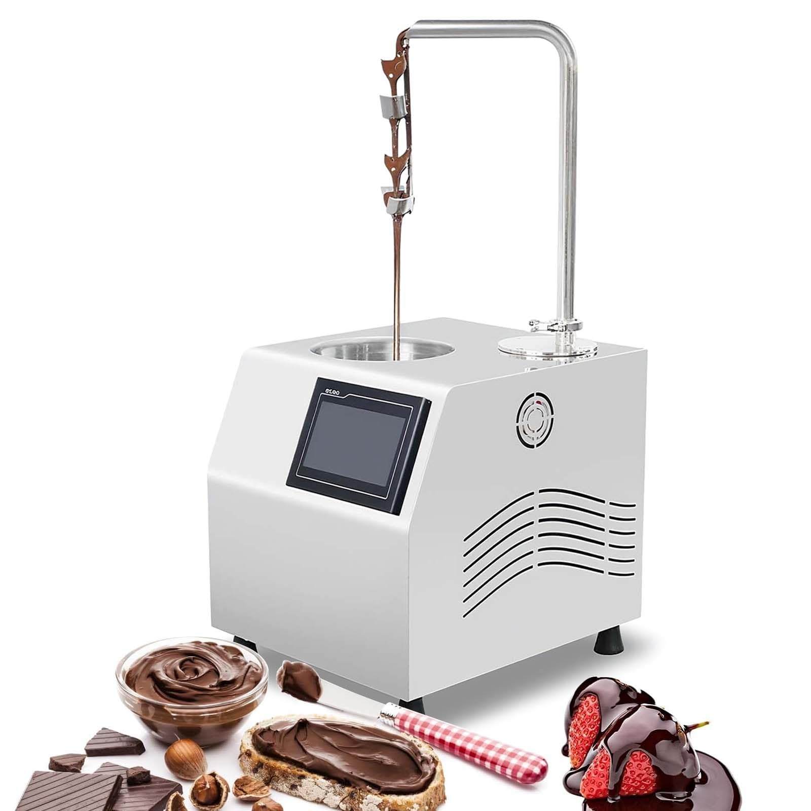 TempéRatrice à Chocolat - Affichage NuméRique, 5,5 L Cuve éLectrique Pour Nachos, Fromage, Bonbons, Outil De Cuisson Pour Lait, Beurre, Chocolat, Jusqu'à 65 °C,Outil De Cuisson Sans Bulles D'Air