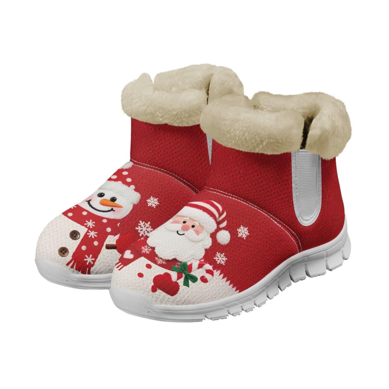 Winter Boots for Women Slip On Snow Boots Warm Ankle Furry Lined Booties Outdoor Non Slip Womens Winter