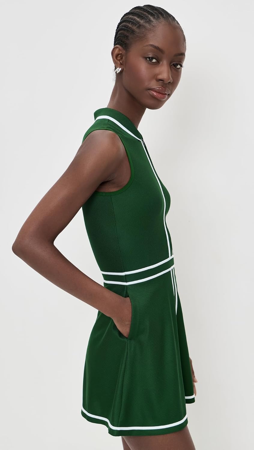 Lacoste Women's Heritage Trim Golf Dress