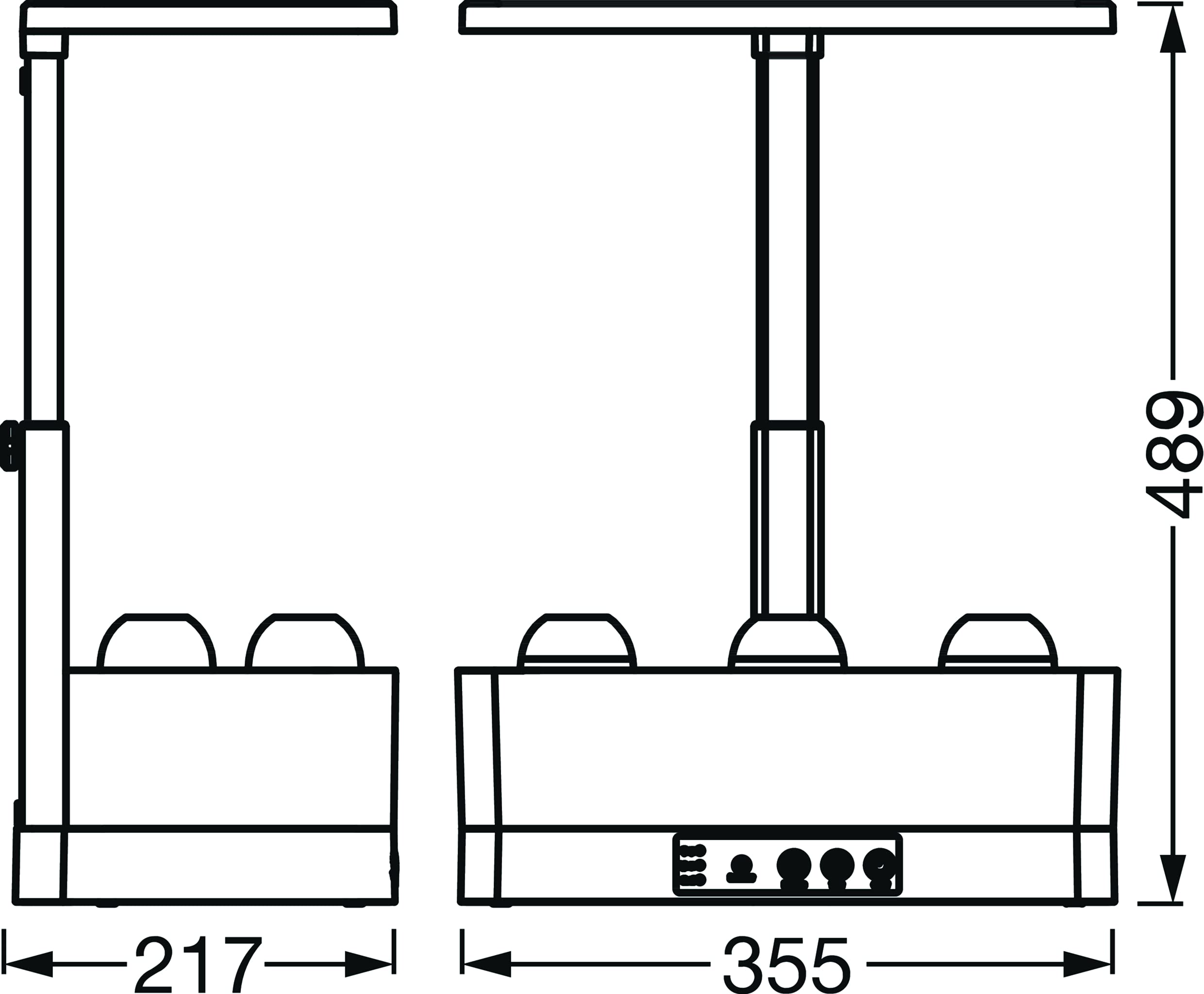 LEDVANCE Oprawa oświetleniowa: for wszystkie powierzchnie, Indoor Garden KIT Pro 360 BK / 24 W, 220…240 V, kąt rozsyłu światła: 110°, Neutralna Biała, 3600 K, materiał: aluminum/plastic, IP20