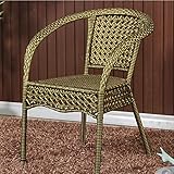 GPPZM Outdoor Garden Chairs Leisure Chair Woven Wicker Chair Modern Leisure Home Balcony Courtyard A