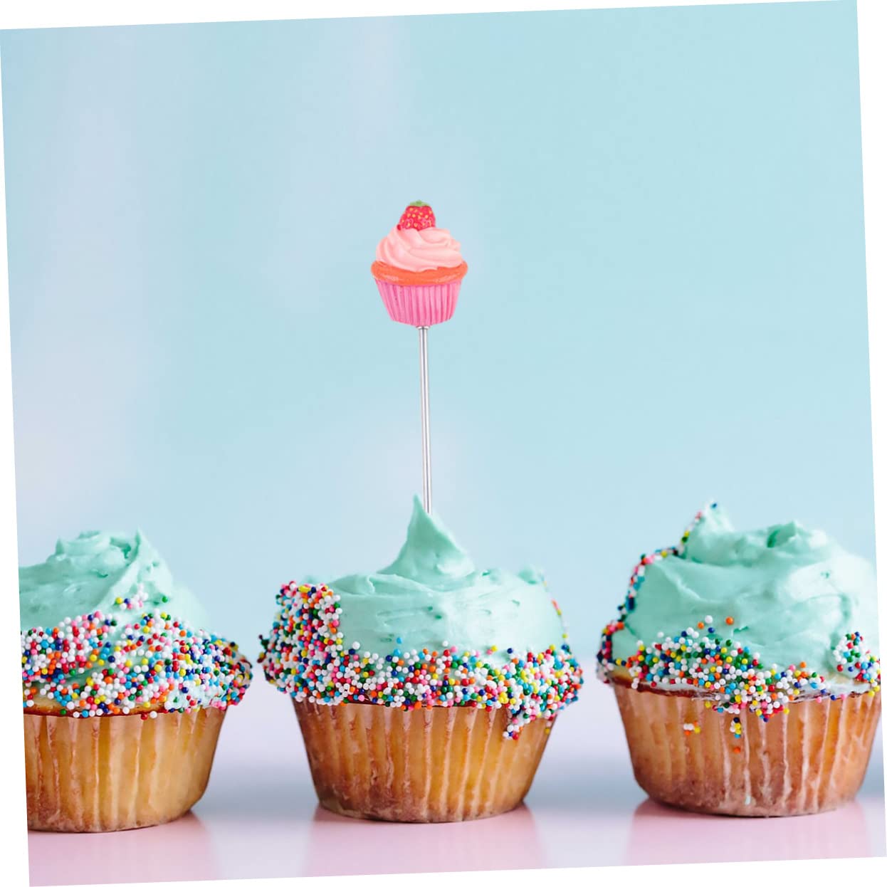 HOLIDYOYO Food Grade Stainless Steel Cake Tester Baking Tool for Biscuit Muffin Cupcake Christmas Skewer