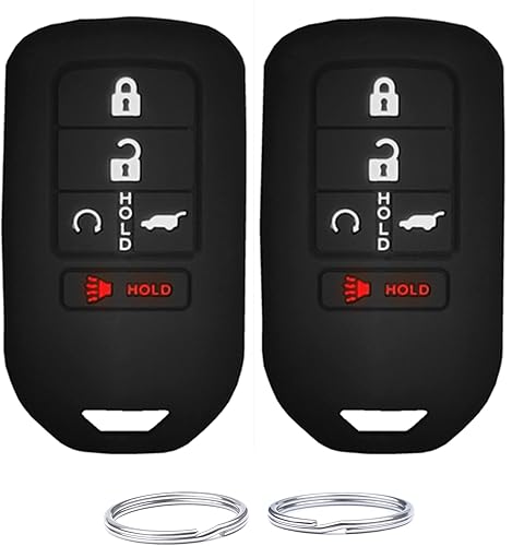 UOKEY Funda inteligente de silicona para llavero compatible con Honda Accord Civic CR-V CRV Pilot Passport Insight EX EX-L Touring Número de pieza disponible en Yaxa Guatemala
