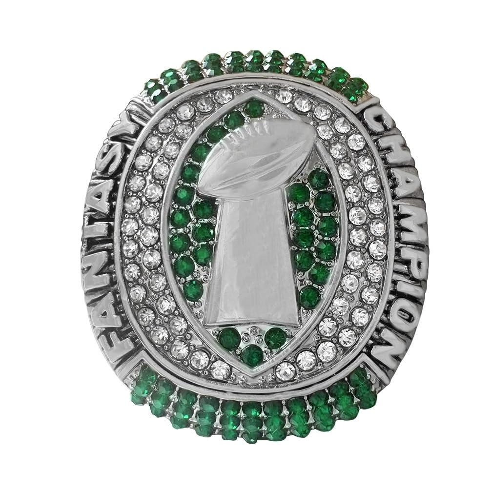 2022 Fantasy Football Ring Meisterschaftsring Meisterschaftstrophäenring Displaybox(12)