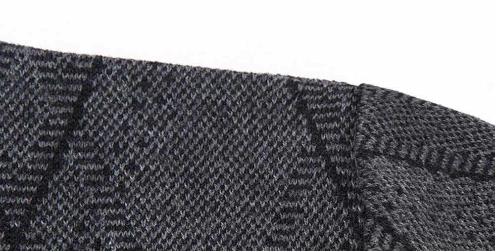 El Nuevo Cárdigans for Hombre Suéteres Moda Cuello Redondo Cuello Acanalado con Botones de Bolsillo Color sólido Tacto Suave Slim Fit Punto Manga Larga Invierno
