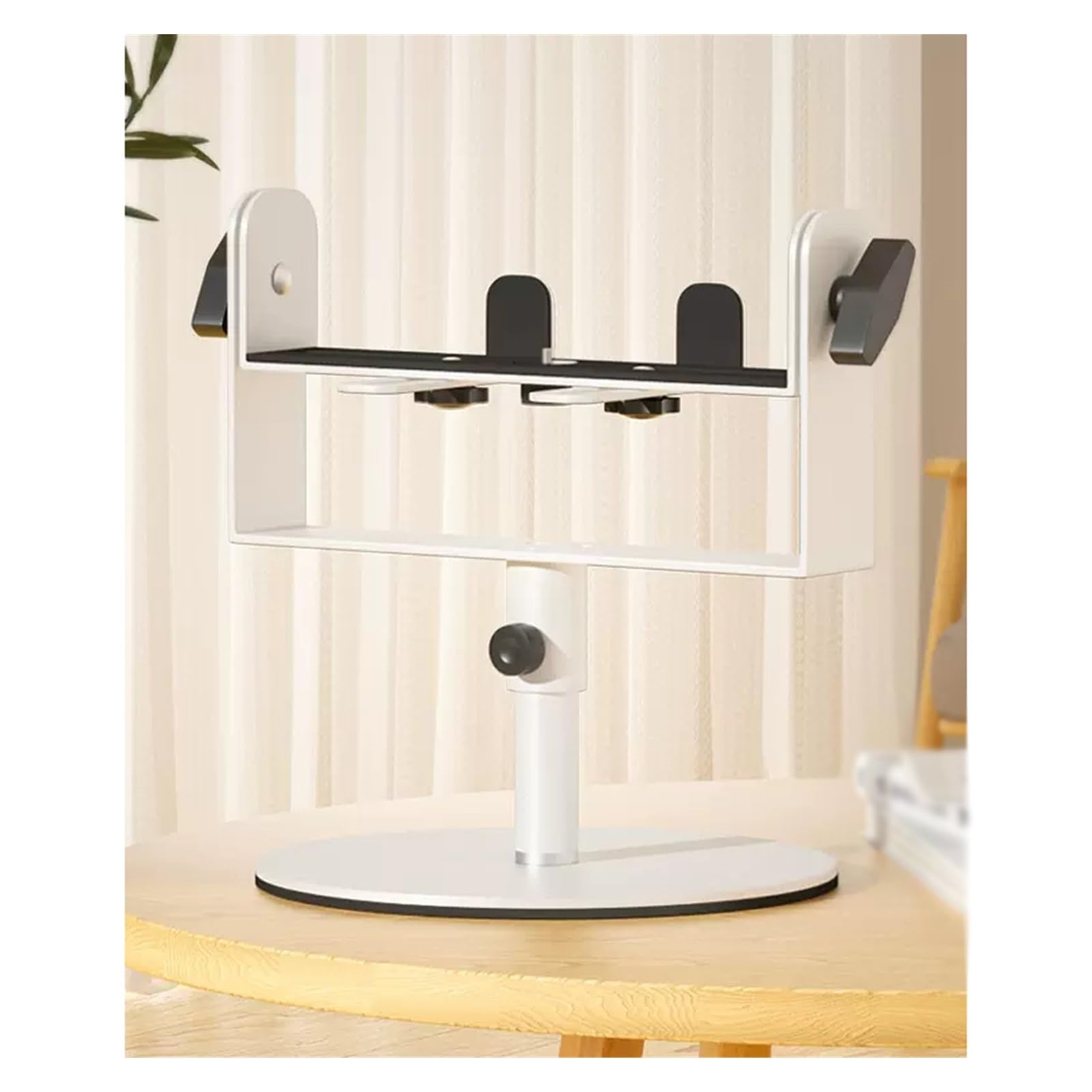 AYCDL Projector Mount Projector Bracket Floor Bed Against The Wall Hidden Household Free Punching Projector Placement Table Tray Rack Projector Stand Tripod,White