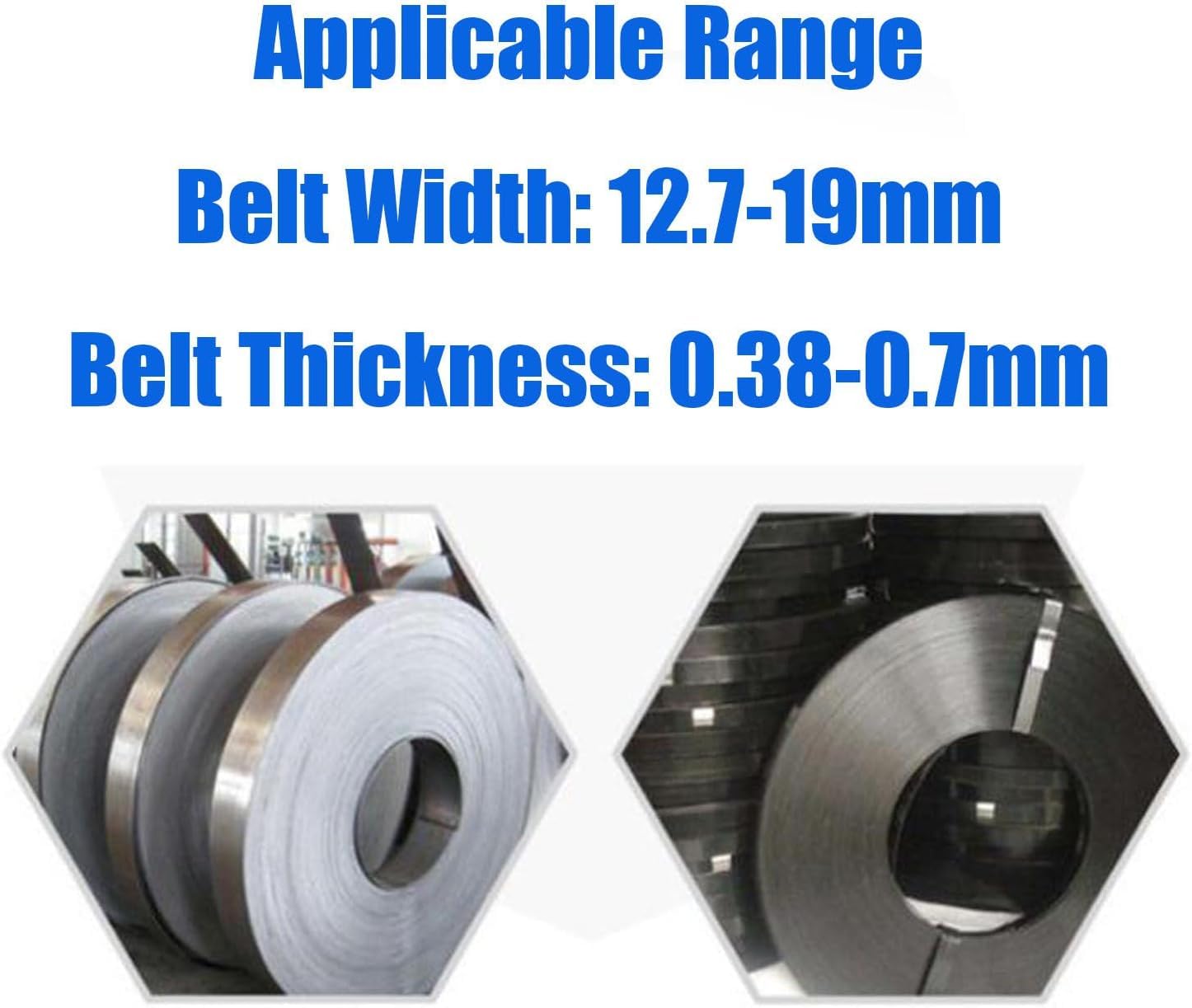 Kit d'outils de cerclage en acier – Tendeur manuel et cutter pour solutions de cerclage robustes en métal, bois et aluminium