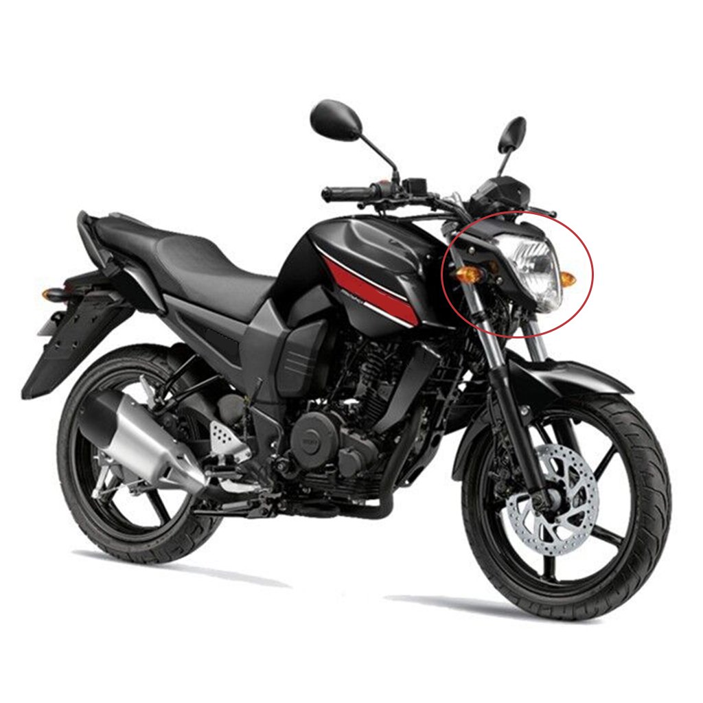 Homyl Tête de Fourche Plaque,Phare de Moto,Phare de Moto LED pour Yamaha - Noir