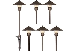 Hampton Bay 6-Pack Low Voltage LED Landscape Path Lights