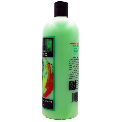 Miniatura 9 de Acondicionador de Chile con Romero Acondicionador para prevenir la caída del cabello con extractos naturales 960 ml Botella