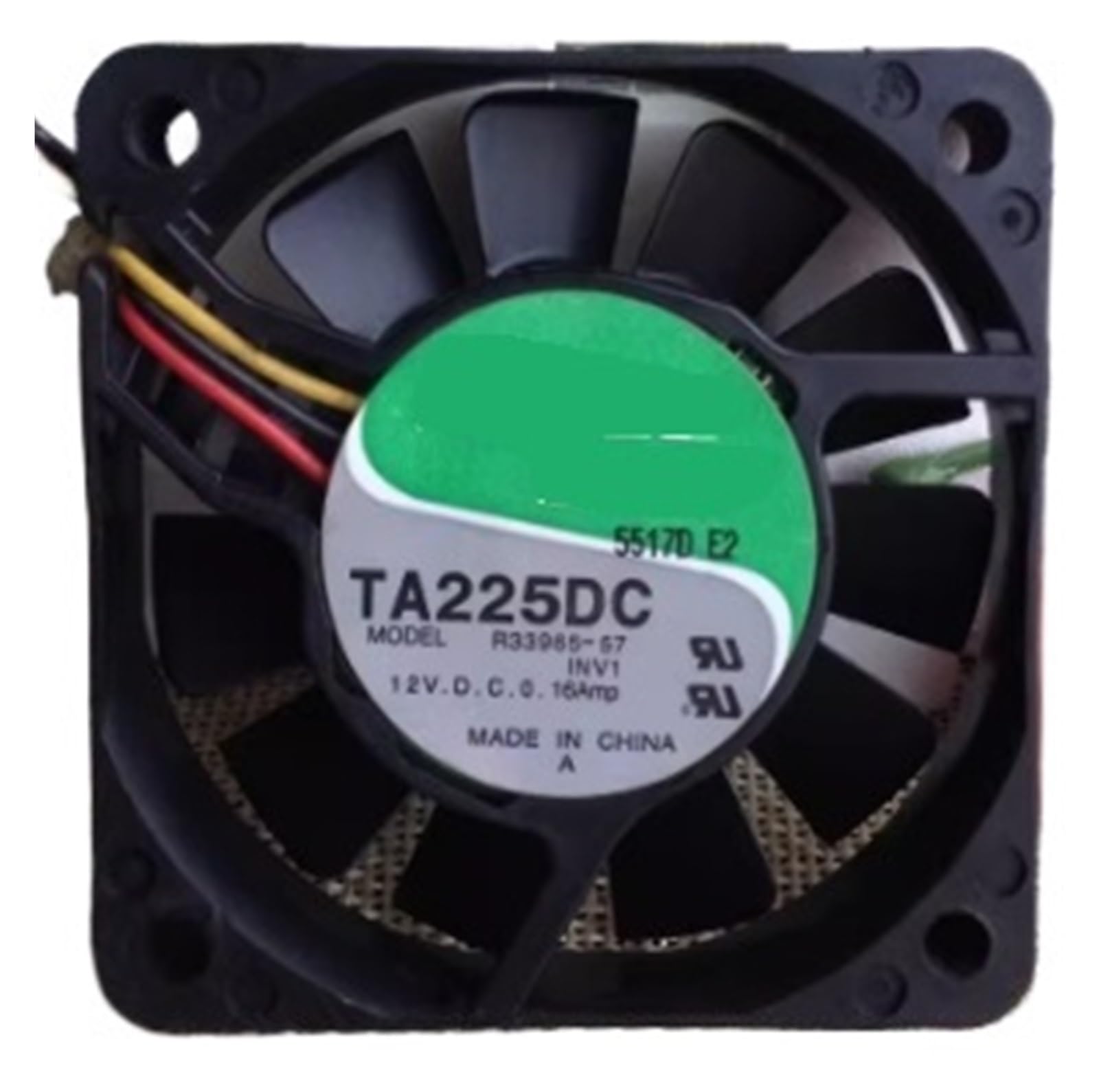 LZIKKGKI R33965-57 6CM 6015 12V 0.16A Three-wire Fan