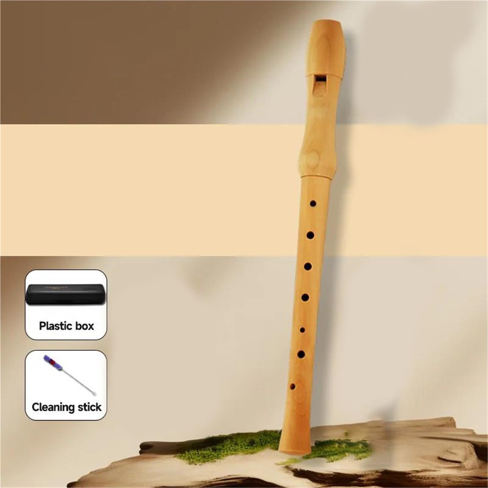 Flet Prosty 8 otworowy Drewniany Flet Prosty W Stylu Angielskim Instrument Dla Początkujących(3/4)