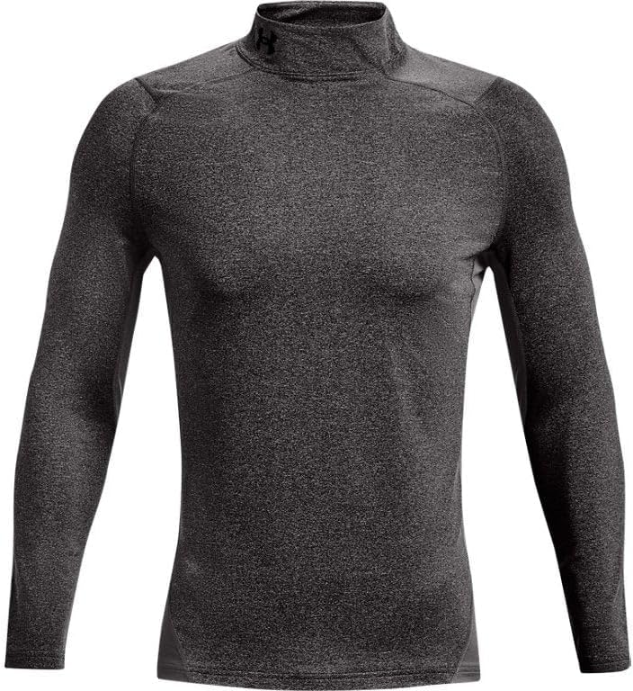Under Armour Mens Fitted Base-layer-underwear, Charcoal Light Heather / Black, XX-Large Tall US