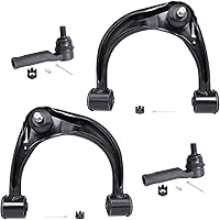 Vista 170 de Detroit Axle - 4 brazos de control de extremo delantero para Nissan Frontier Xterra 2000-2004 Brazos de control inferior y superior con rótulas