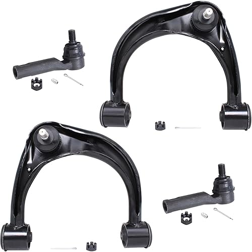 Miniatura 104 de Detroit Axle - Kit de 4 brazos de control delanteros para Chrysler 300 Dodge Challenger Charger Magnum, 2 brazos de control delantero inferiores con