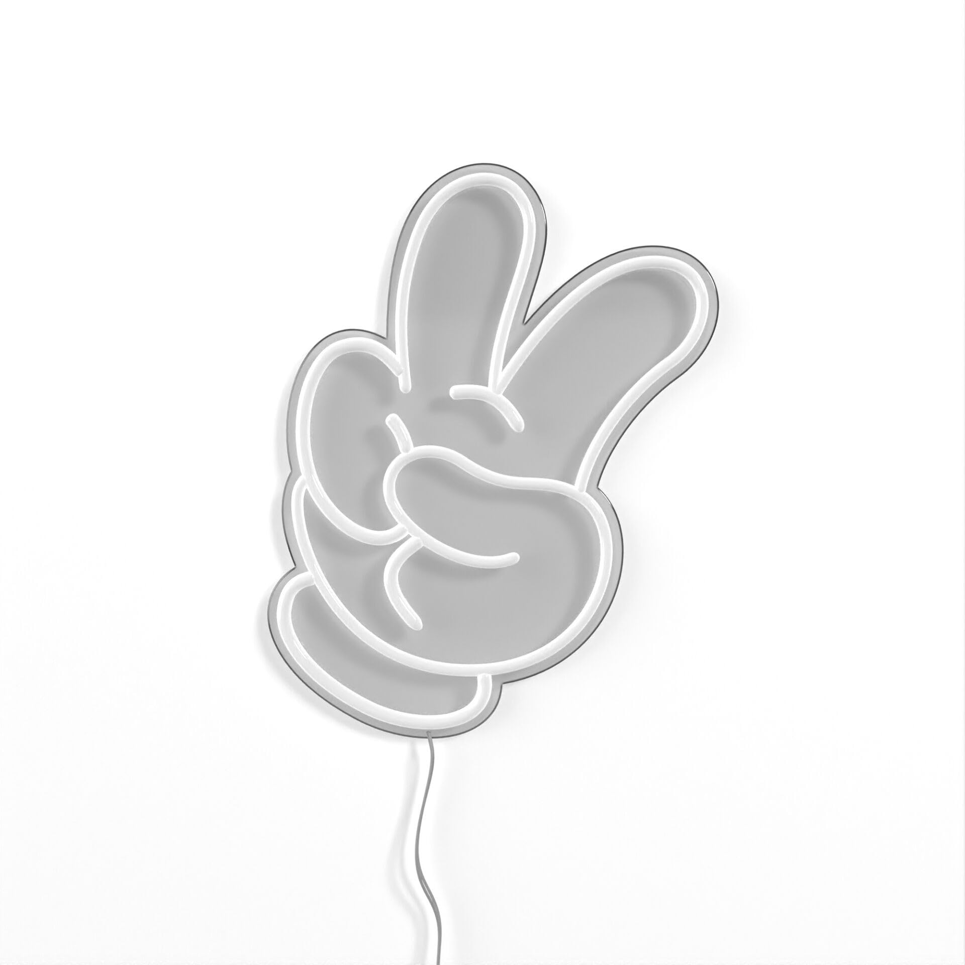 Yellowpop Yellow Pop Disney Glove Peace Wall Light from B&Q