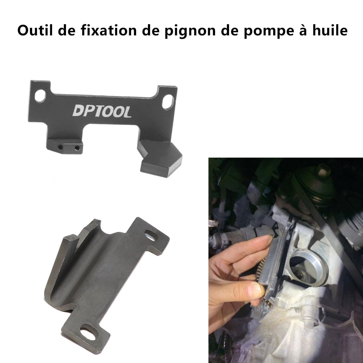 DPTOOL Strumento di Messa in Fase Kit Attrezzi Messa in Fase Motore Blocco per PSA Citroen Peugeot Opel per Toyota 1.0 1.2 EB0(ZMZ) EB2(HMZ) Motore a Benzina 0109-2A 0109-2B