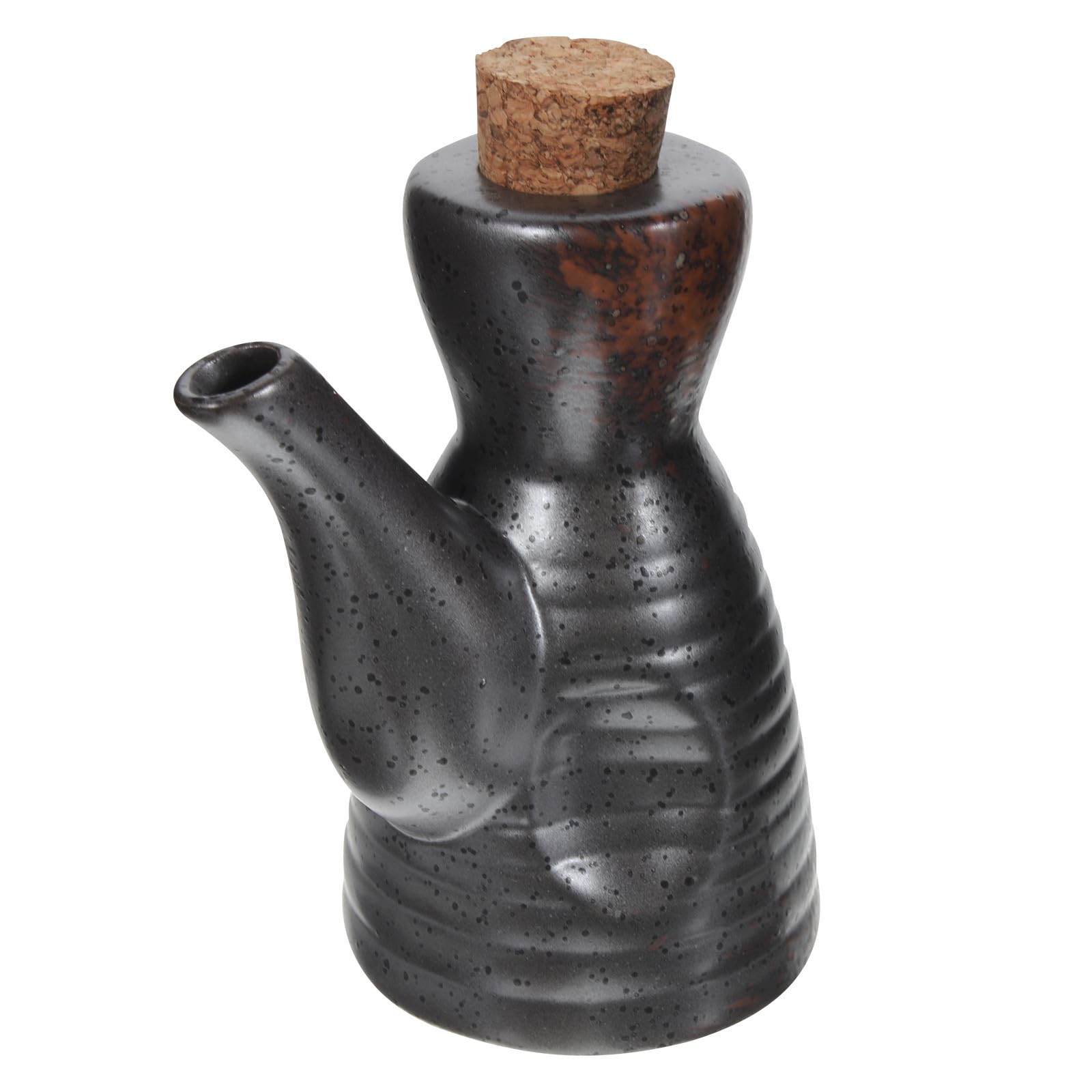 Dispensador de salsa de soja para restauración botella cerámica japonesa de diseño minimalista