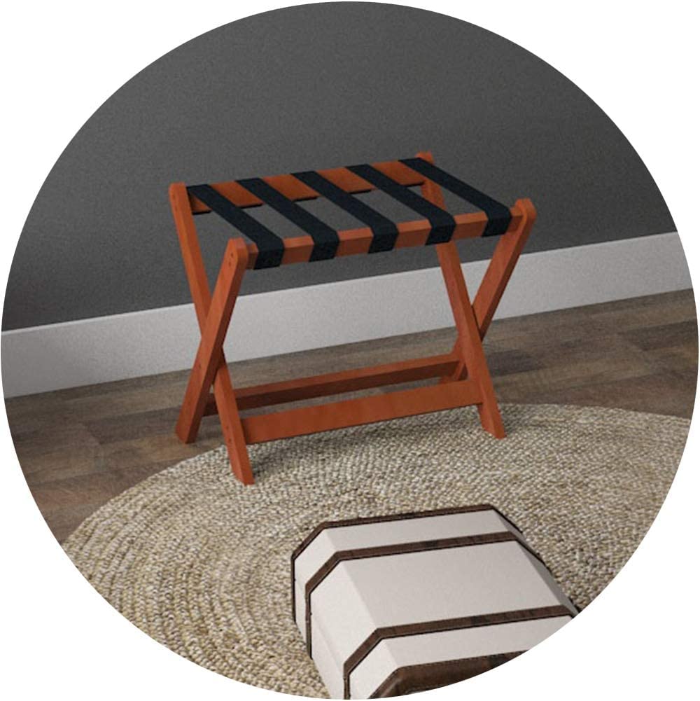 Porte-bagages pliable et élégant pour ranger facilement vos valises et vêtements à la maison