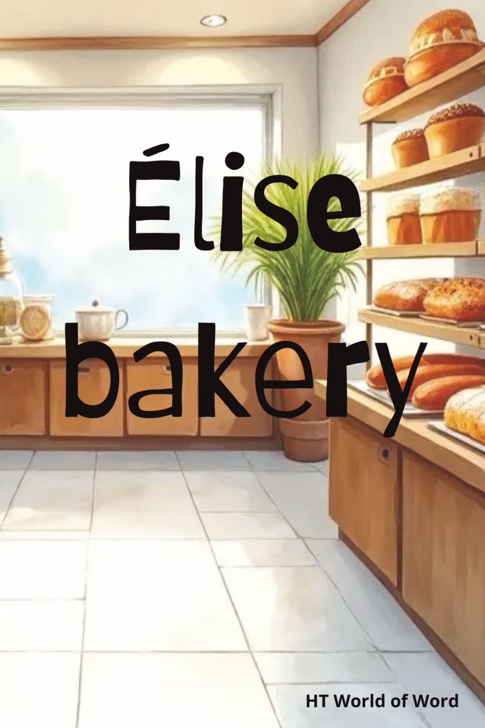 Élise bakery: 7 year old Élise helping friend at the bakery, and getting some help from a unexpecting non human