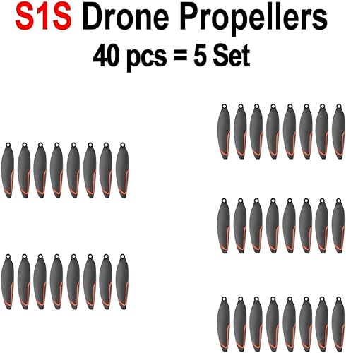 Miniatura 2 de Para S1S Mini Drone Original Hélices Pieza de repuesto para S1S Paddles Drone Accesorios de repuesto Partes (Color  S1S Paddles X5)