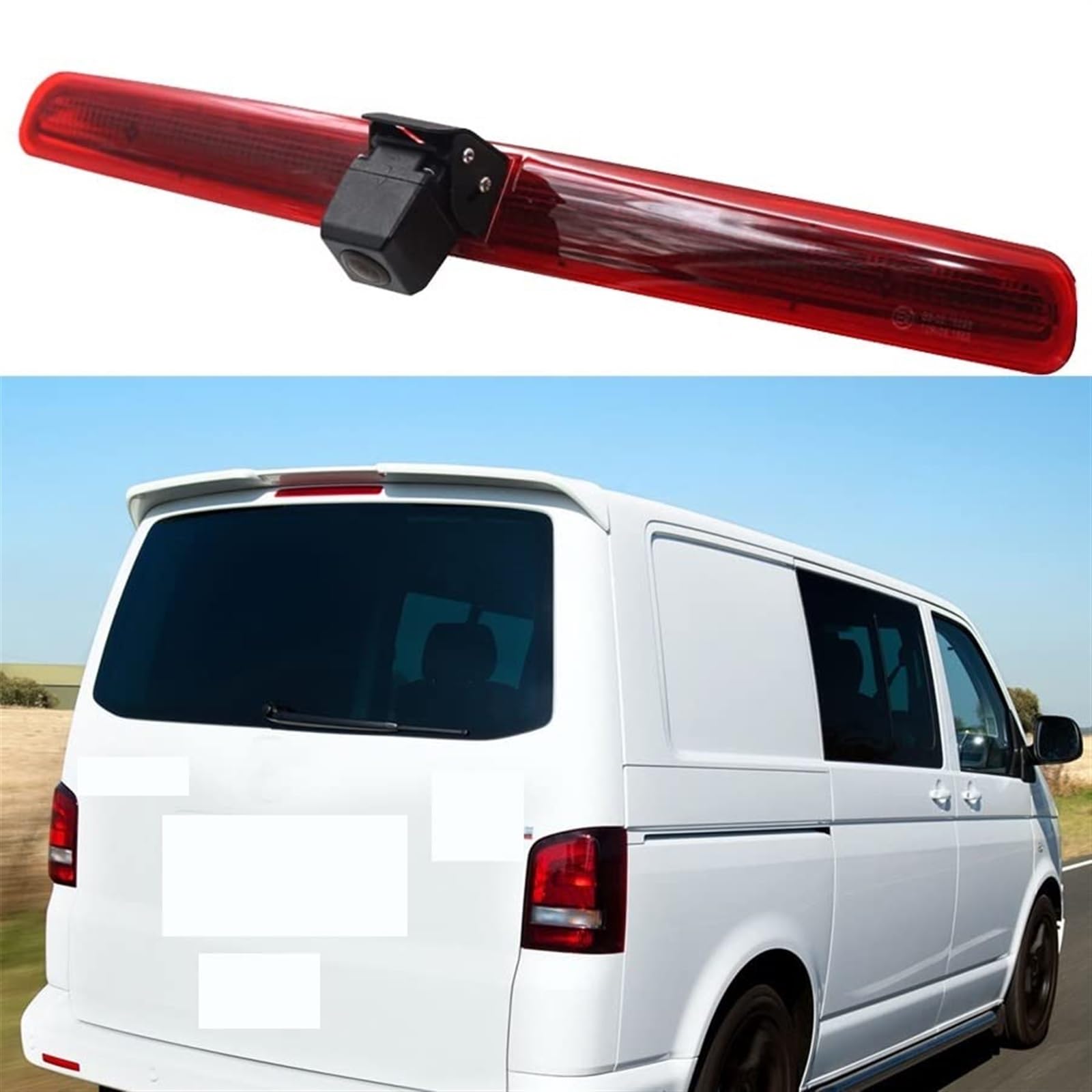 Kamera cofania samochodu, światło hamowania, do VW, T5 Transporter, tylna klapa 2003-2016, kamera noktowizyjna, światła Kamera tylnego światła stopu samochodu