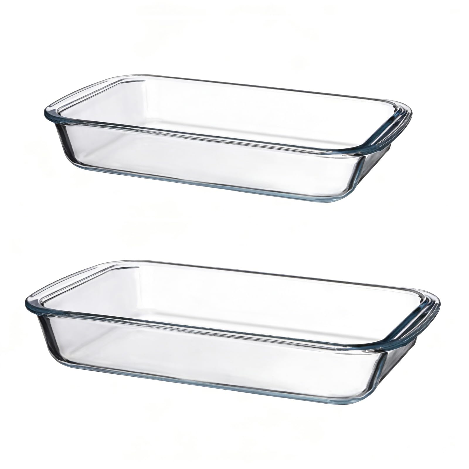 Bandeja de vidrio resistente a altas temperaturas para horno microondas y cocinas, cocina segura con diseños transparentes