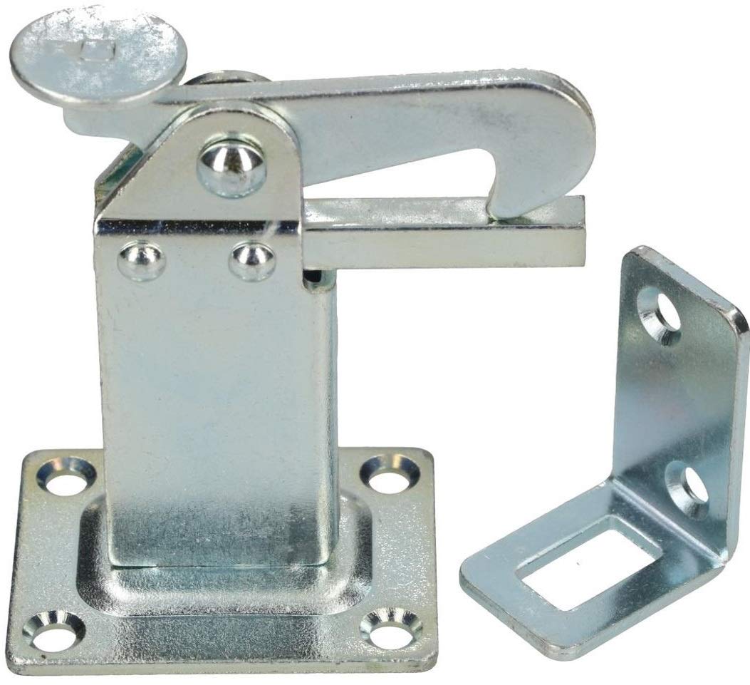 Buy KOTARBAU® Door Stop 97 Floor Mounted Gate Lock Silver Door Stopper