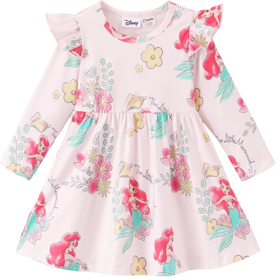  Girls Dress Ruffled Long Sleeve Fall Winter Clothes Baby to Toddler thumbnail