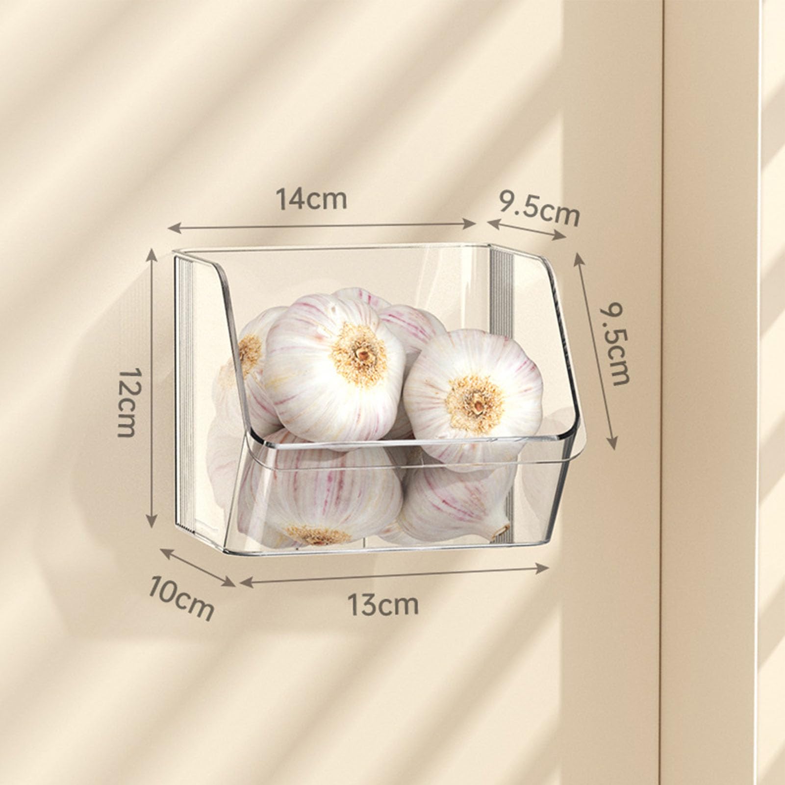 Küchen-Zwiebel-Hängekörbe, Hängender Obstkorb, Wandmontage, Knoblauch-Müllbox, Durchsichtige Ingwer-Zwiebel-Aufbewahrung, Hängekörbe,