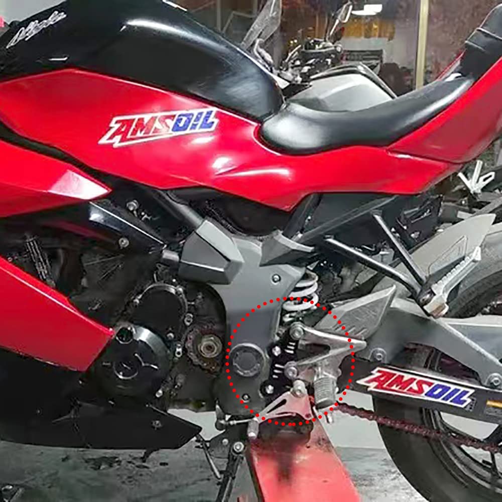ninja250sl 右ステップ Ninja250SLコンフォート計画Final：ステップの位置を変更した