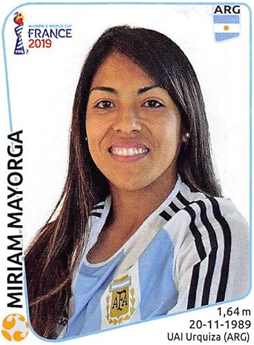 Miniatura 1 de 2019 Panini FIFA Women's World Cup France Album Stickers (Individual Sticker Only) Soccer #300 Miriam Mayorga Argentina 2 Inch by 2 12 Inch