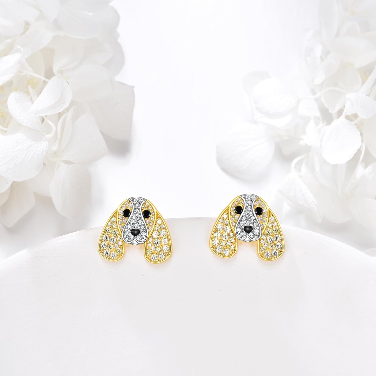 YFN Dog Stud Earrings Sterling Silver Dog Breed Earrings Jewelry Puppy Gifts for Women - Image 2