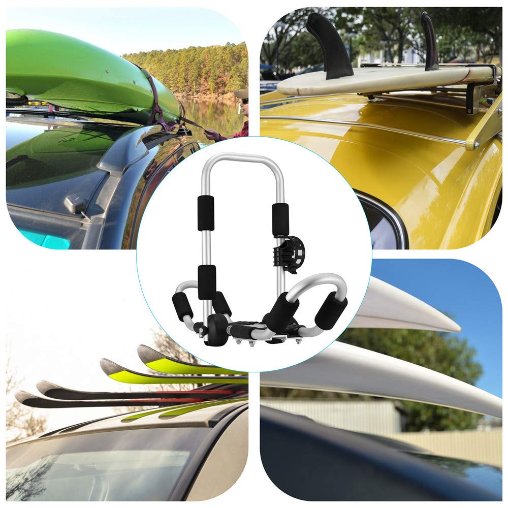 Buy TOPQSC Kayak Roof Rack Foldable JBar 4 in 1 Universal Transport