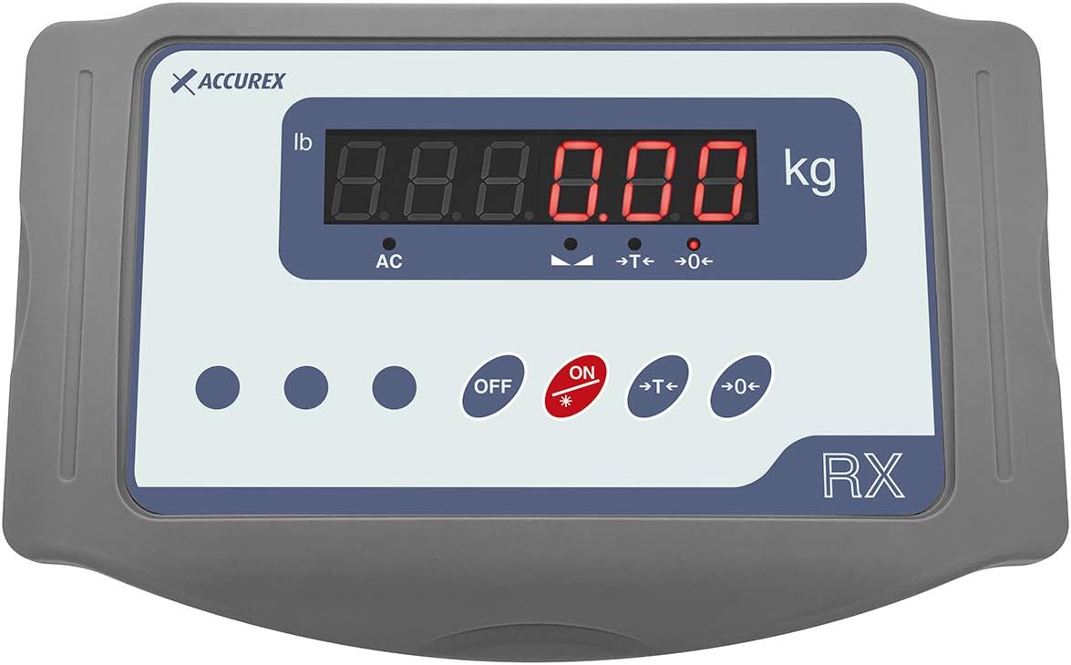 Accurex RX Indicator Display and Buttons