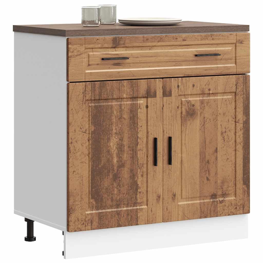 vidaXL Armoire de Cuisine Porto Vieux Bois Bois d'ingénierie
