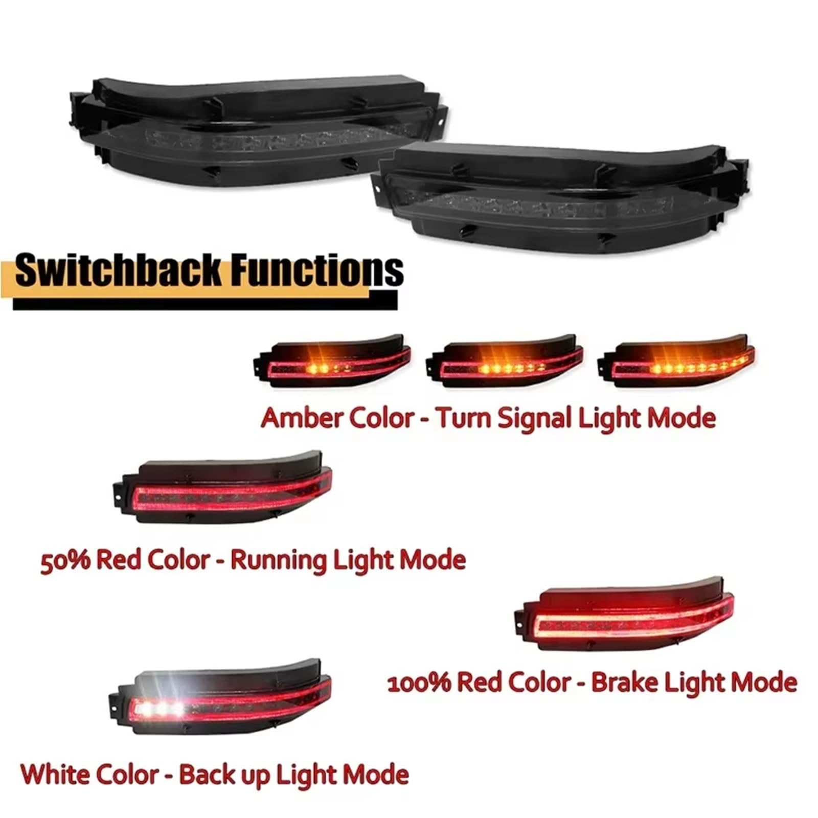 Feu Antibrouillard Arrière Pour Pour 350Z Pour Z33 2003-2009 Feux Arrière À LED Antibrouillard De Freinage Et Recul(Smoked Lens)