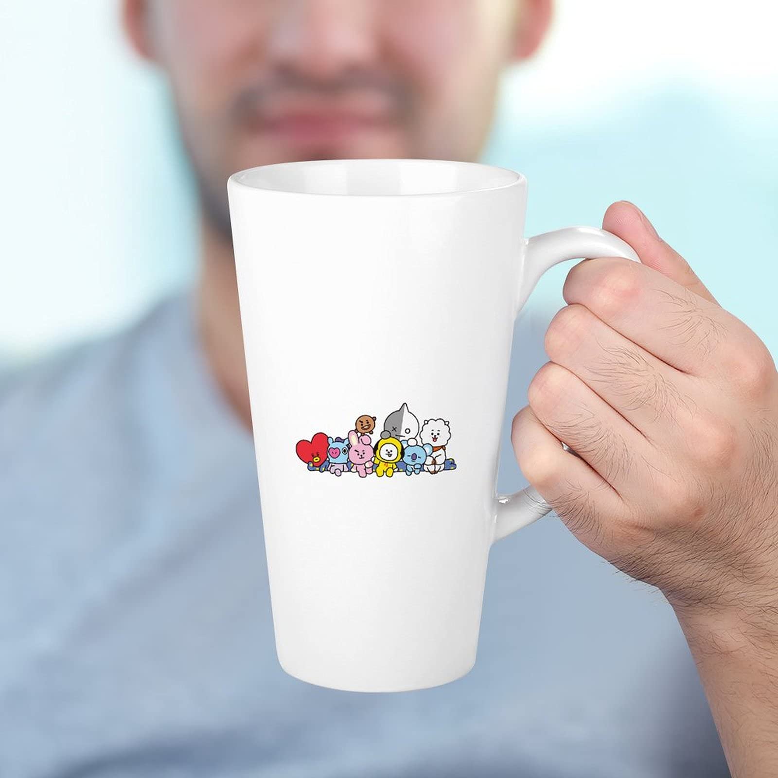 Amazon.co.jp: B-T-S マグカップ パターン コーヒーカップ お茶