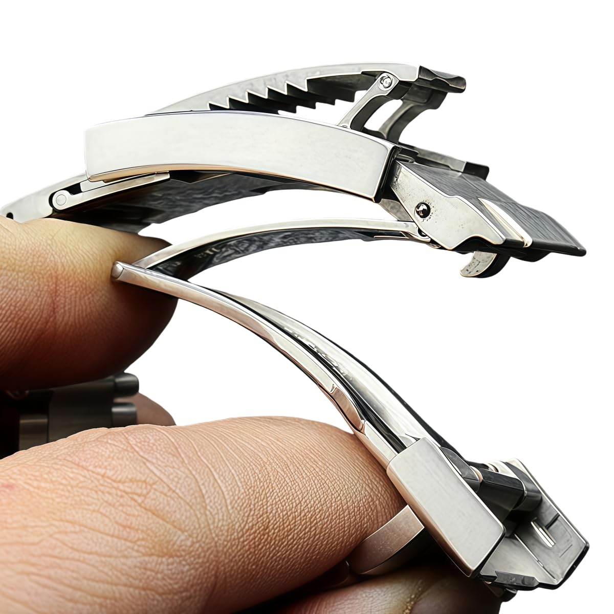 Banda Metallo Ricambio Cinturino Orologio Acciaio Inox 20mm 21mm Fibbia Estensione Bracciale per Rolex Submariner - 21mm
