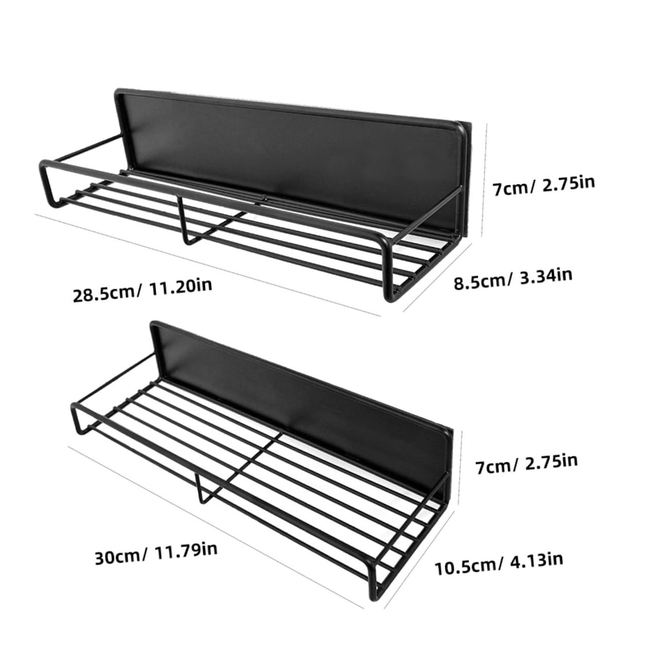 Cabilock 2pcs Magnetische Gewürz Rack Kühlschrank Magnetische Gewürz Racks Organizer für Küche Kühlschrank