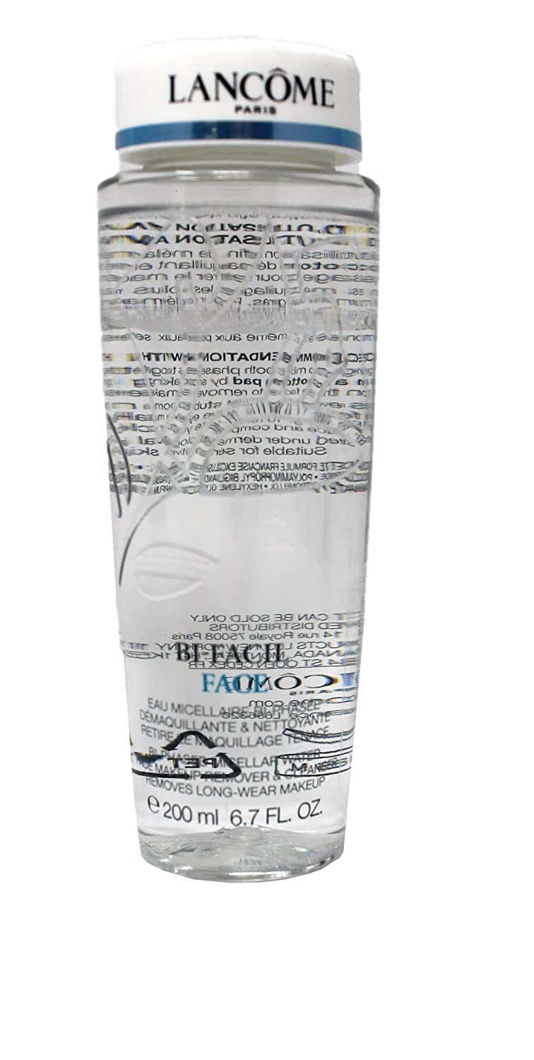 Lancome Bi-Facil Face Bi-Phased Micellar Water Makeup Remover and Cleanser, 6.7 Ounce