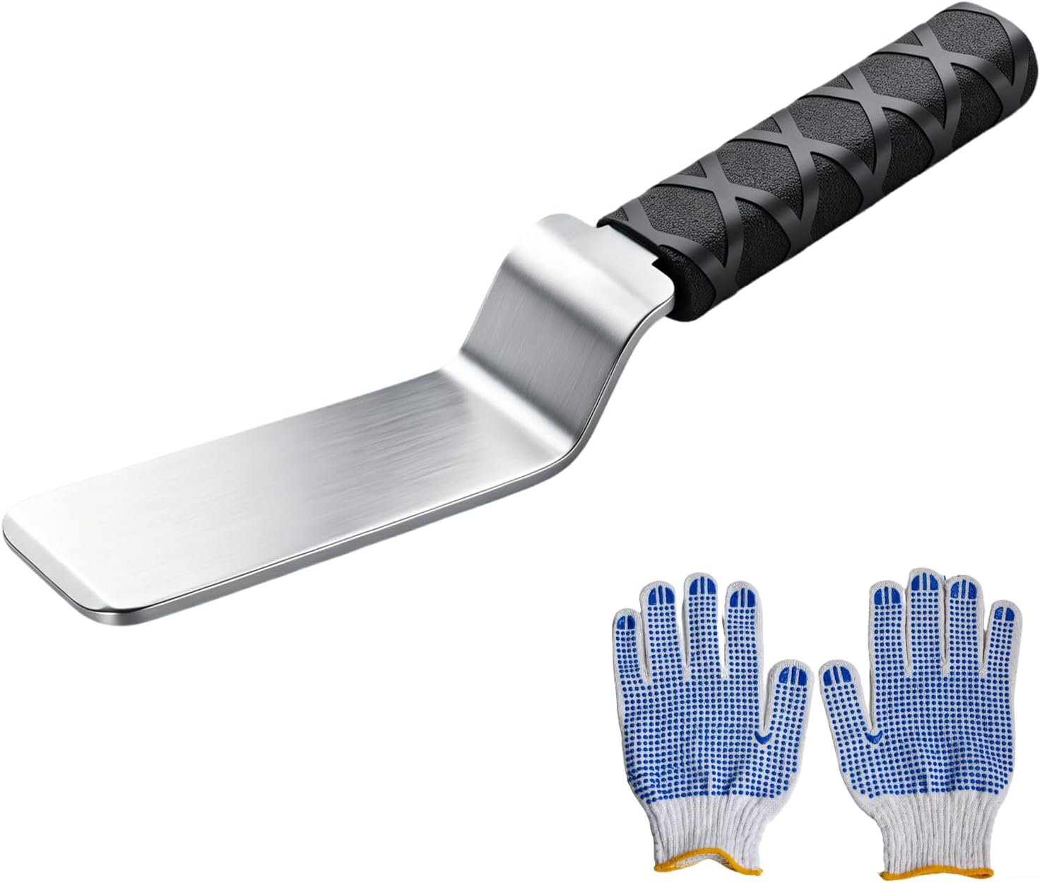 Dingning Spoon Slapper Heavy Stainless Steel Metal Auto Body Dent Repair Slapper Smoothing Alignment Board Tools with Non-Slip Grip eavy Duty Car Dent Beating Board for Sheet Metal Repair