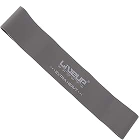 Mini Bands 5, Extra Forte, 25 * 5 * 0,12 Cm, LiveUp Sports, Cinza