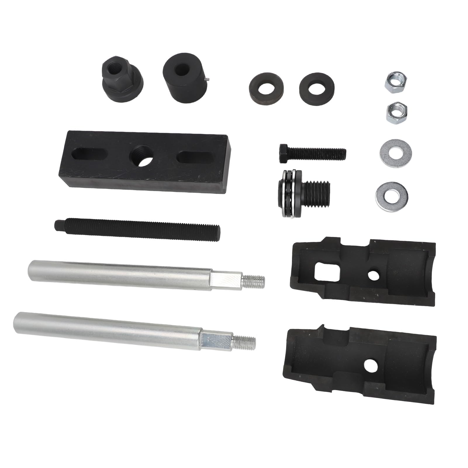 Zerodis Set Estrattore per Iniettori, Strumento in Acciaio al Carbonio con 22 Adattatori Rimozione Efficiente degli Iniettori nei Motori Edge 2.0L