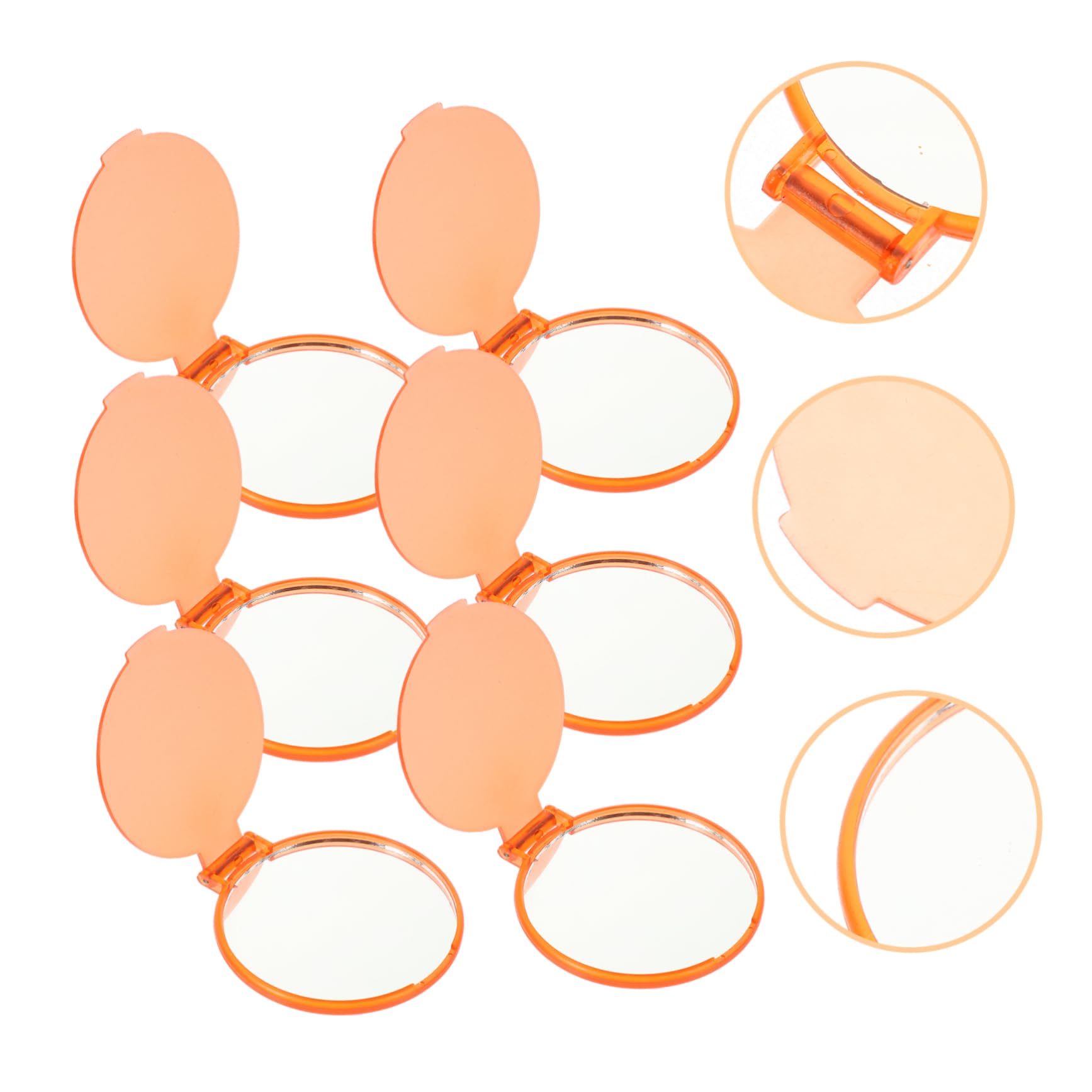 Healeved 9 Set di Specchietti Cosmetici Compatti da Viaggio Portatili Pieghevoli Eleganti per Truccatrici Pezzi * 9