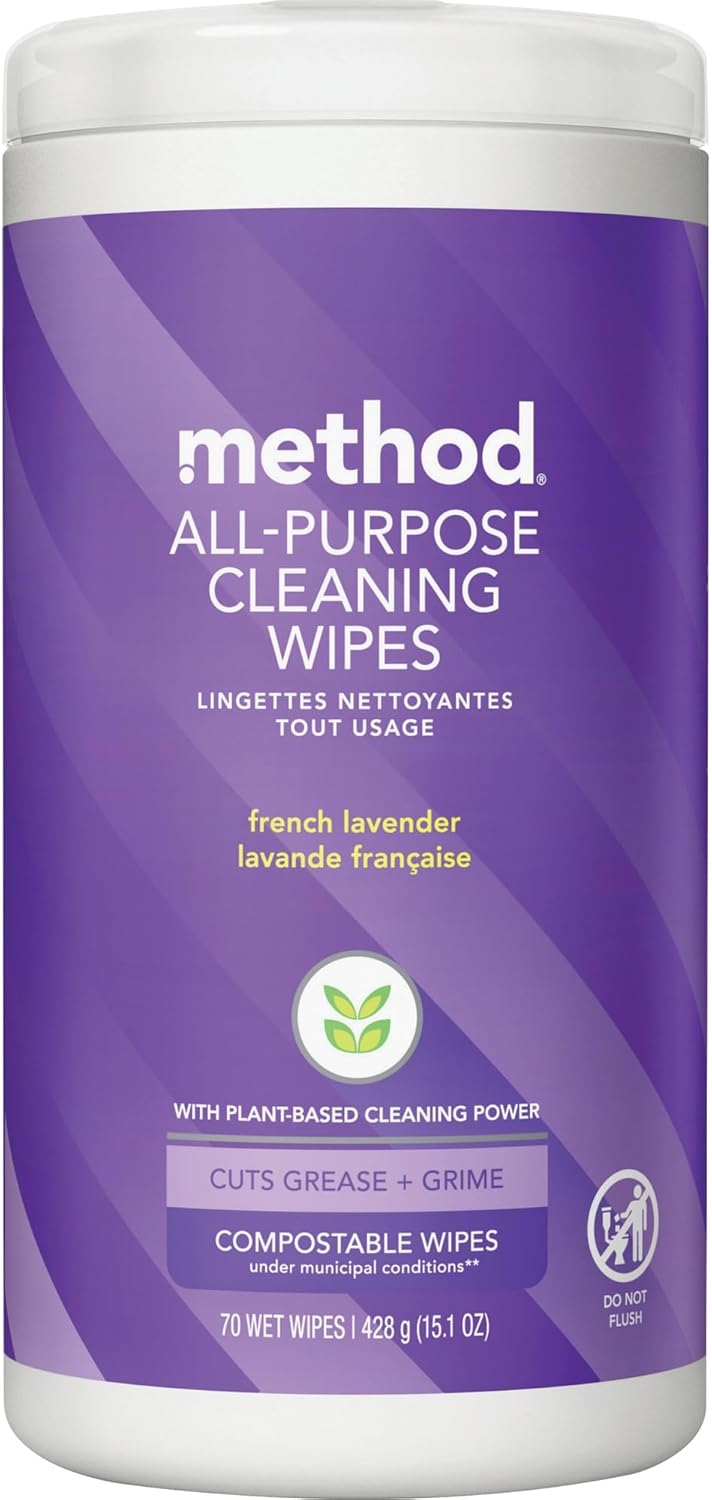 Method AllPurpose Cleaning Wipes, French Lavender, Multi