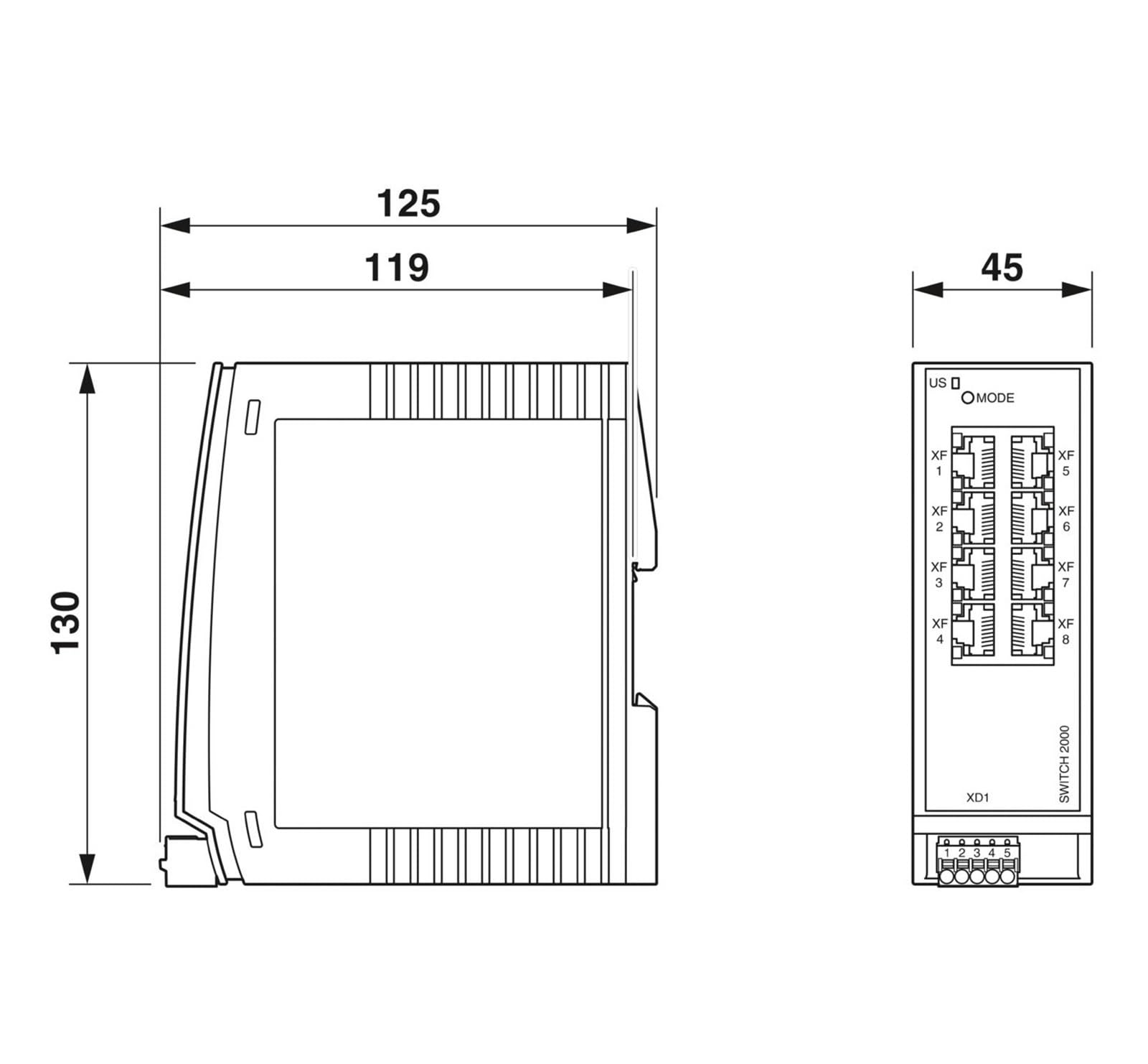Switch Ethernet Industriale 2702324