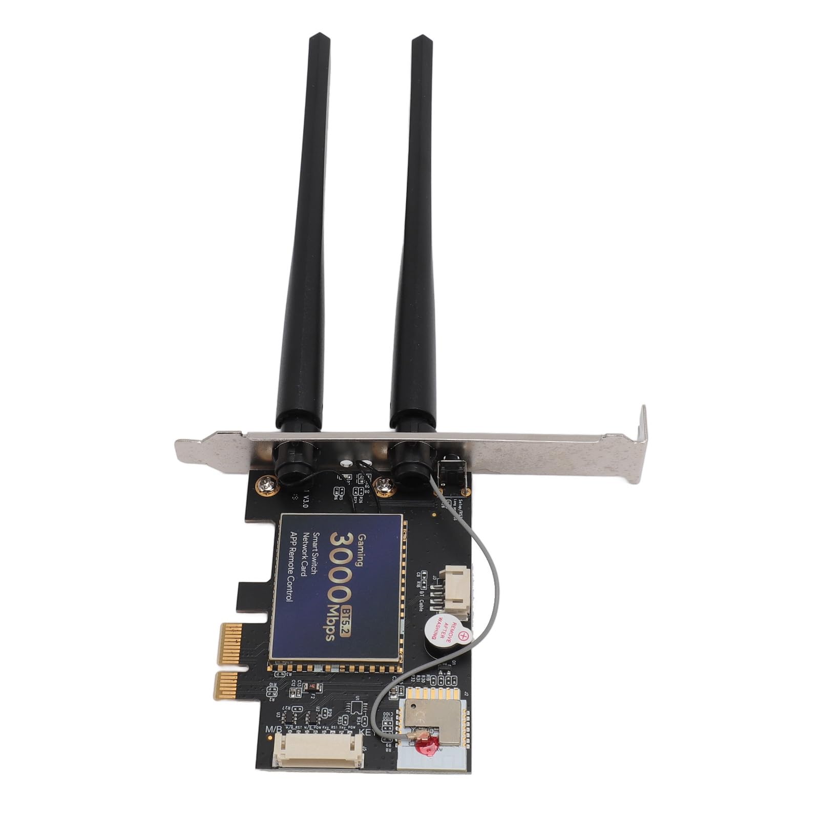 Scheda di Rete Wireless PCIE, AX3000 WPA3 Bluetooth 5.2 Scheda di Rete PCIE WiFi 6 MU MIMO per PC Desktop